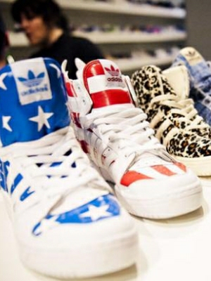 Adidas Originals by Jeremy Scott autumn/winter 12 collection.